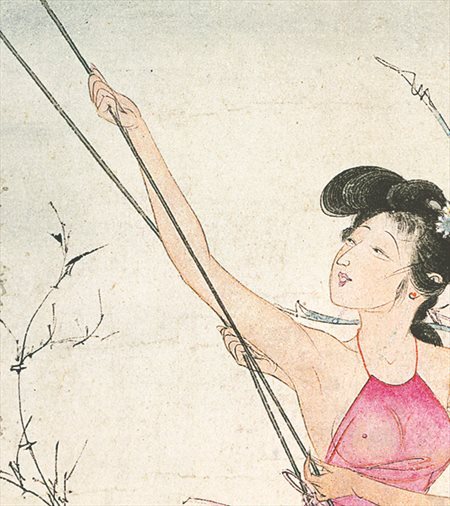 献县-胡也佛的仕女画和最知名的金瓶梅秘戏图